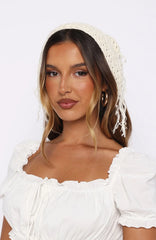Morgana Head Scarf Cream