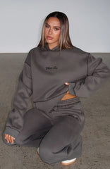 Instant Attraction Oversized Hoodie Charcoal