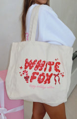 Christmas Feeling Tote Bag Cream