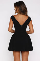 Pretty Problems Mini Dress Black