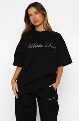 Make It Or Break It Oversized Tee Black