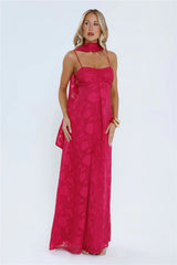 Flirt With Fire Maxi Dress Pink