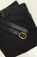 Kelvis Belt Black PU