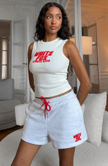 Club 14 Allie Lounge Shorts Grey Marle