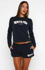 Daydreamers Madeline Lounge Shorts Navy