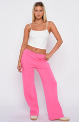 Stuck In The City Track Pants Hot Pink