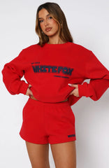 Give It A Try Lounge Shorts Red