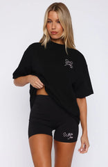 Love And Romance Bike Shorts Black