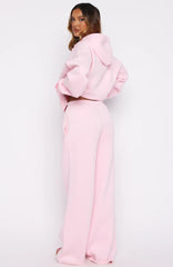 Lucky Ones Wide Leg Sweatpants Pink