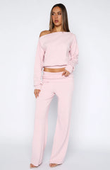 Can't Find The Words Knit Pants Pink