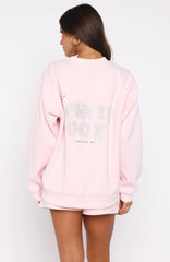 Forever Is Ours Oversized Sweater Cupcake