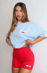 Club 14 Cassie Bike Shorts Red