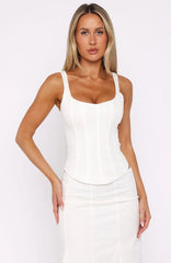Empire Energy Bustier White