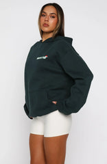 Holly Jolly Christmas Oversized Hoodie Pine