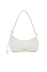 Lotus Shoulder Bag Cream PU