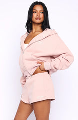Can't Miss It Lounge Shorts Dusty Pink