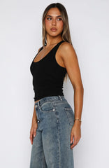 Members Only Tank Top Black