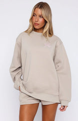 Love You Forever Oversized Sweater Moon