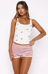 Freshly Picked Ribbed Tank White