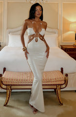 Electric Memories Maxi Dress Pearl