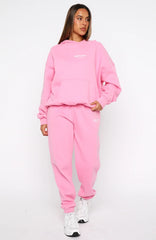 Daydreamers Nadia Oversized Hoodie Bubblegum