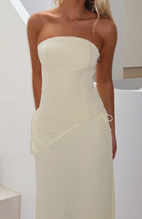 Bye Girl Strapless Bustier Butter