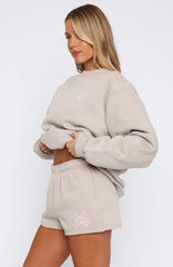 Love You Forever Lounge Shorts Moon