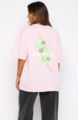Non Negotiable Oversized Tee Pink