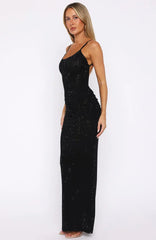 Late Night Love Maxi Dress Black