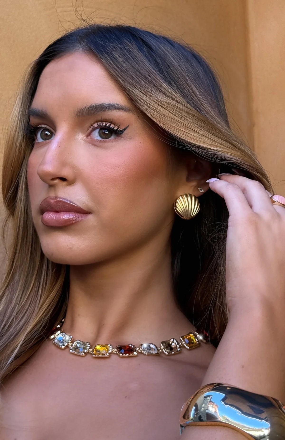 Kaiko Earrings Vintage Gold