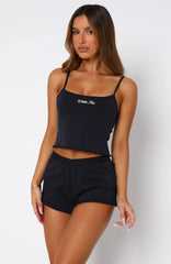 Love Matters Pyjama Shorts Navy