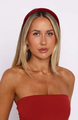 Libbi Headband Burgundy