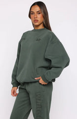 From The Archives Lexi Oversized Sweater Khaki