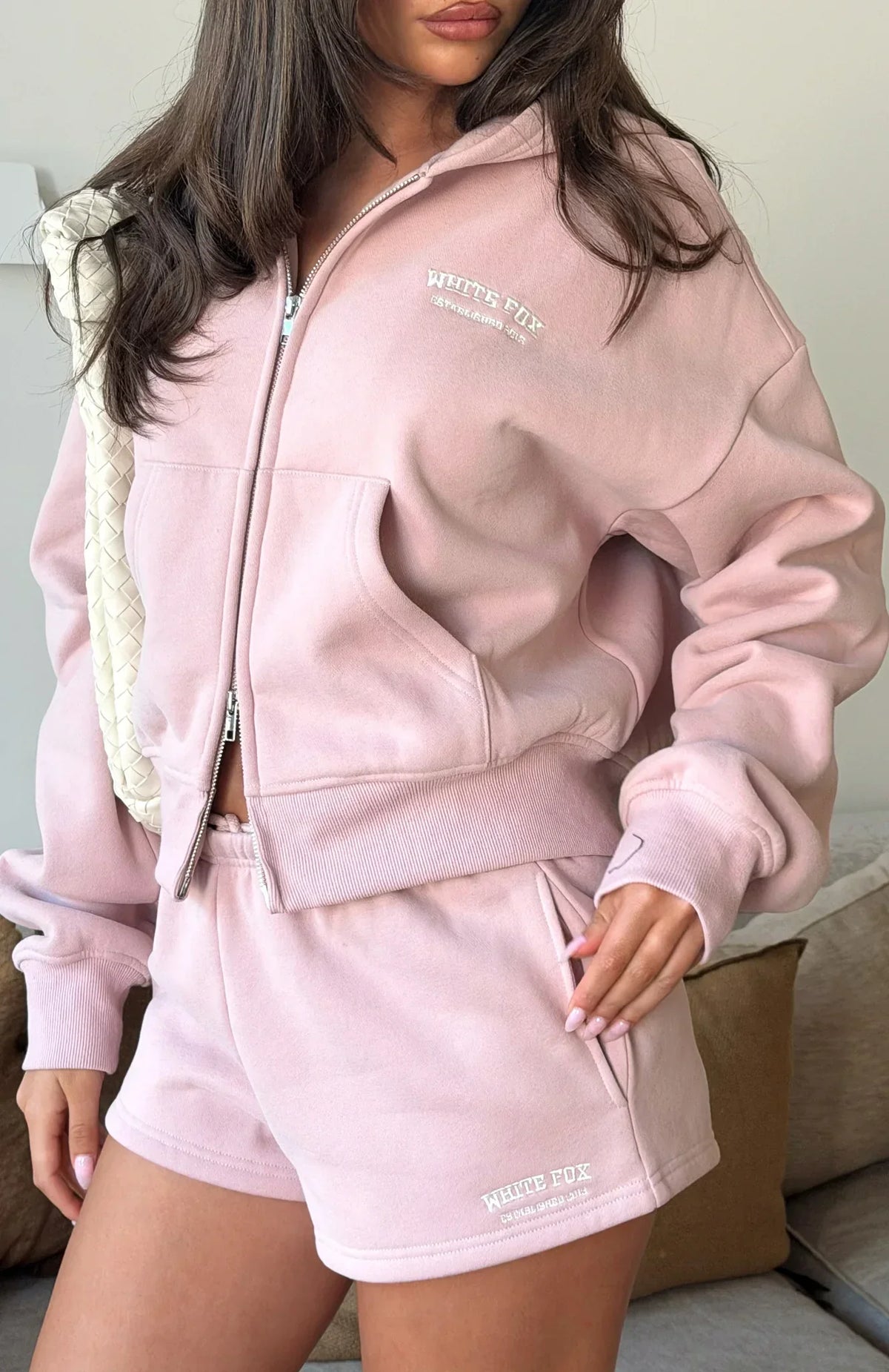 Can't Miss It Lounge Shorts Dusty Pink