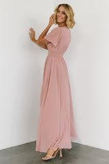 Birdie Maxi Dress | Blush